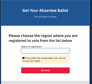 Absentee ballot request page 3