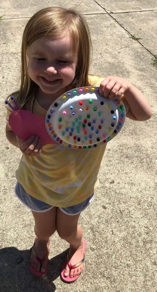 Paper Plate Snail