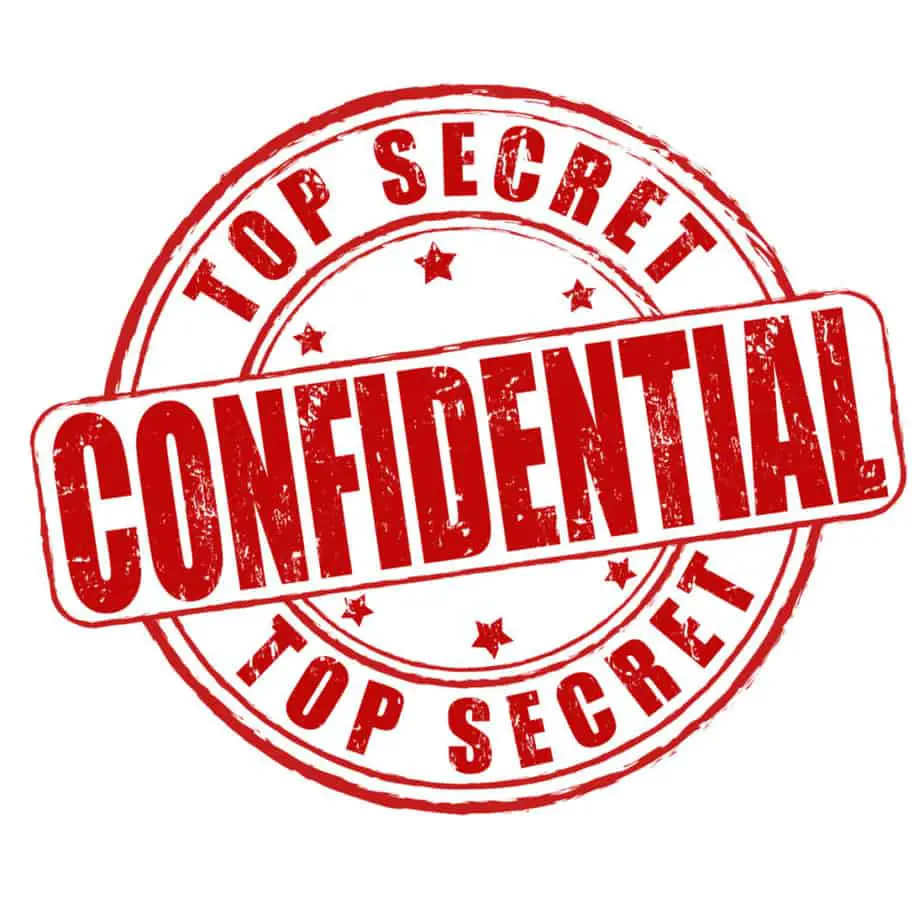 Top secret, confidential grunge rubber stamp on white, vector illustration